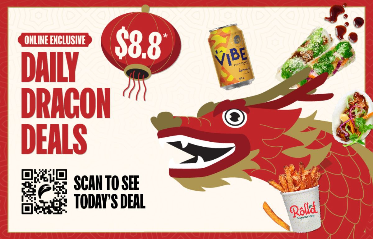 Celebrate Lunar New Year with Rolld's special Daily Dragon Deals! 